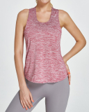 Ladies Fashion Quick Dry Summer Style Fitness Cover Up Training Yoga Top Off Shoulder U Neck Vest XS-4XL