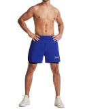 Sports Shorts Men's Quick Dry Woven Double Layer Fitness Running Marathon Casual XS-3XL