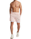 Sports Shorts Men's Quick Dry Woven Double Layer Fitness Running Marathon Casual XS-3XL