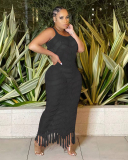 Knitted Women Long Beach Dress Hot Sale S-XXL