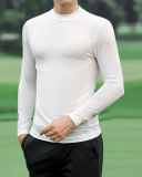 Golf Apparel Men's Long Sleeve T-Shirt Summer Shirt Ice Silk Clothes Solid Color M-XXL