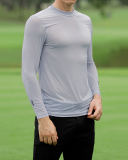Golf Apparel Men's Long Sleeve T-Shirt Summer Shirt Ice Silk Clothes Solid Color M-XXL