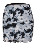 WholeSale Multi-color Optional Women Mesh High Waist Florals Summer Fit Mini Skirts S-XL