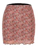 WholeSale Multi-color Optional Women Mesh High Waist Florals Summer Fit Mini Skirts S-XL
