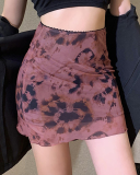 WholeSale Multi-color Optional Women Mesh High Waist Florals Summer Fit Mini Skirts S-XL