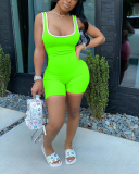 Fifteen Colors Running Fashion Summer Women's Short Casual Sports Jumpsuit XS-3XL