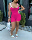 Fifteen Colors Running Fashion Summer Women's Short Casual Sports Jumpsuit XS-3XL