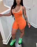 Fifteen Colors Running Fashion Summer Women's Short Casual Sports Jumpsuit XS-3XL