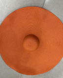 Summer Foldable Seaside Solid Color Hat Yellow Blue Khaki Black Orange Rose Red