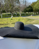 Summer Foldable Seaside Solid Color Hat Yellow Blue Khaki Black Orange Rose Red