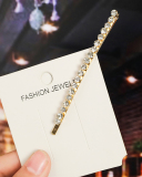 Rhinestones Alphabet Fashion Hairpin