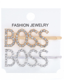Rhinestones Alphabet Fashion Hairpin