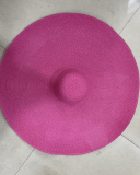 Summer Foldable Seaside Solid Color Hat Yellow Blue Khaki Black Orange Rose Red