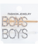 Rhinestones Alphabet Fashion Hairpin
