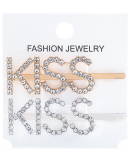 Rhinestones Alphabet Fashion Hairpin