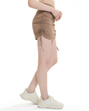 New Drawstring High Waist Sports Culottes Running Yoga Wear Skirts Tennis Skirts S-XL