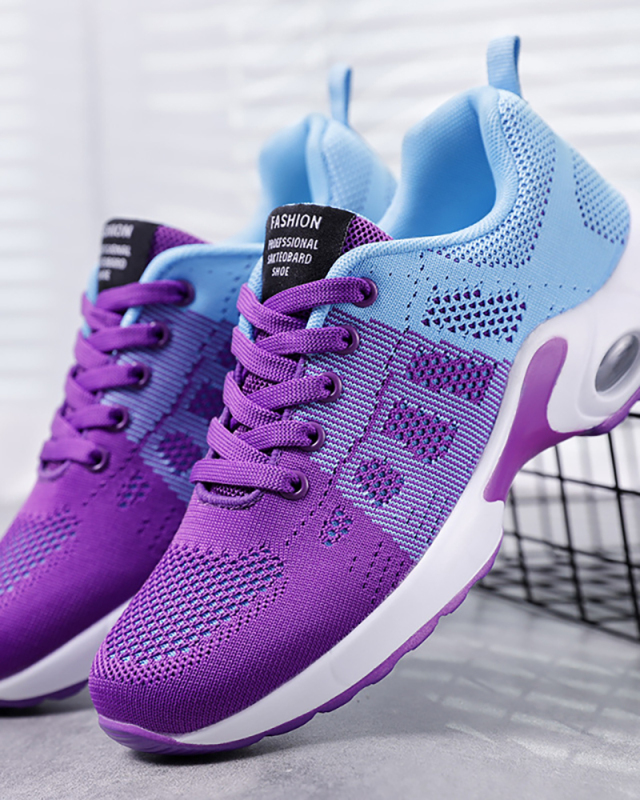 Women Sneakers New Casual Breathable Lightweight Simple Lace Up Air Cushion Sport Sneakers 36-42