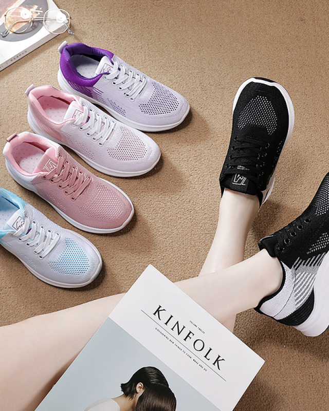 Fashion New Shoes New Breathable Lace Up Fashion Trend Sports SPORT SNEAKERS 35-41