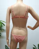 Women Solid Color Sexy Bikini Sets