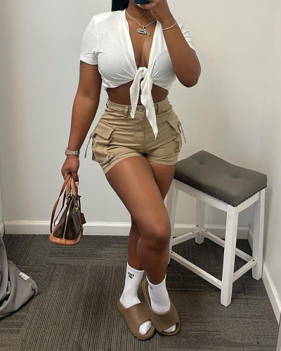 Women's New Women's Overalls Sexy Fashion Ladies Shorts S-XL