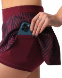 Hot Selling Hot Sports Short Skirt Female Pleated Tennis Skirt Dance Yoga Fitness Skirt Red Black White Rose Red Green Orange Yellow 4-12