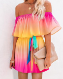 Women Chiffon Comfort Summer Long Dress S-XXL