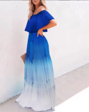 Women Chiffon Comfort Summer Long Dress S-XXL