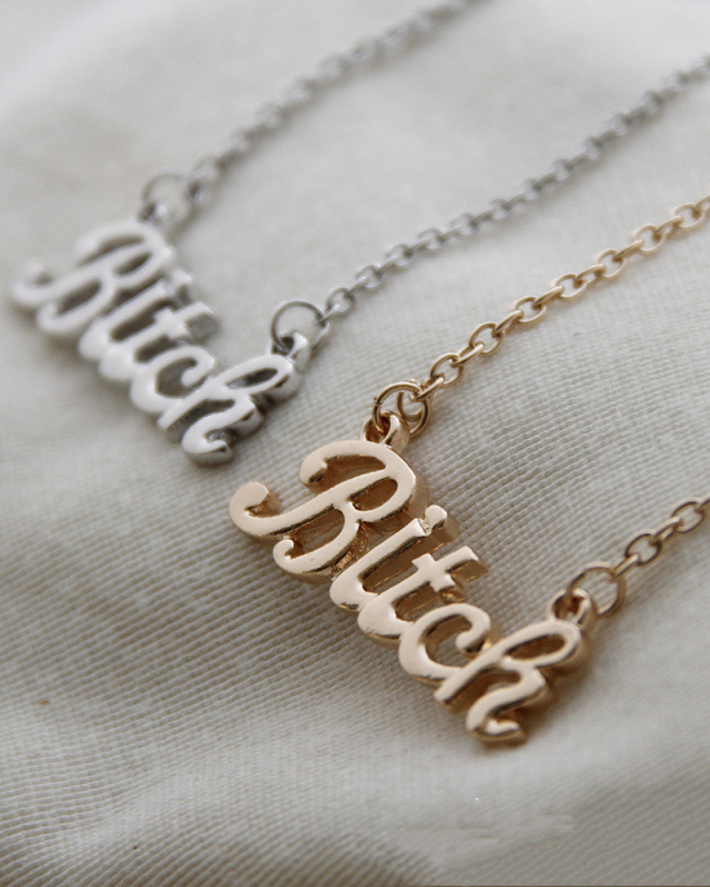 Wholesale Women Letter Necklace