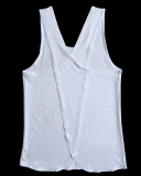 Solid Color Sleeveless Featherweight Milk Silk Criss Back Yoga Tank Tops S-XL