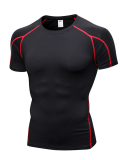Tight Short-sleeved Multi-color optional Fitness Sports Running Training Clothes Elastic Quick-Drying T-shirt S-2XL