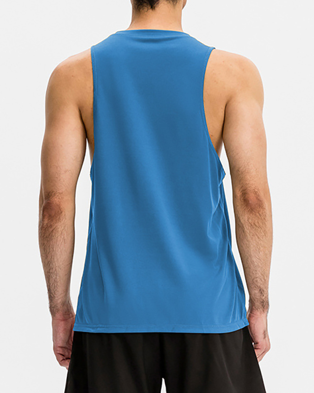 Men's Loose Sports Vest Fitness Running Basketball Training Sleeveless Vest Breathable Quick-Drying Top S-2XL