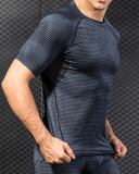 Men's 3D Printed Fashion Short Sleeve Running Train Tight Quick Dry T-shirt S-2XL