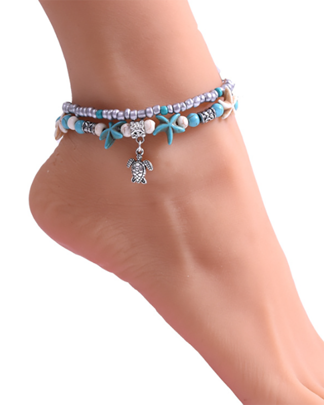 New Arrival Beach Double Anklet