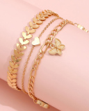 3 Piece Set Beach Anklet