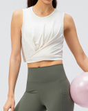 Summer Sleeveless Women Yoga Crop Top Active Wear Tops XS-XXL