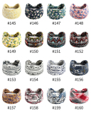 Bandana Headband for Women with Elastic Yoga Headband Outdoor Hairband Adjustable Turban Headwrap