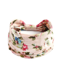 Bohemian Cashew Yoga Sports Headband Anti-perspirant Sweat-Absorbing Elastic Cotton Headband Women's Headwear Hair Accessories