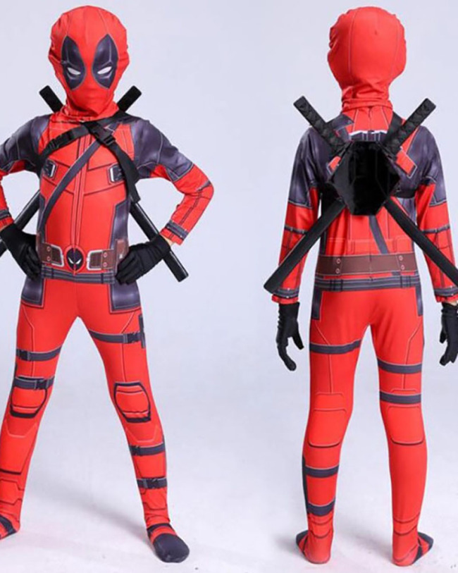 Wholesale Deadpool Cosplay Halloween Costume Jumpsuit