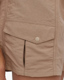 Women Big Pocket Solid Color High Waist Shorts Sports Casual Shorts Khaki Gray Green Black Pink S-3XL