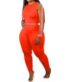Sexy Wholesale Sleeveless Women Jumpsuit S-XXL