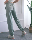 Women Sun Protection Pants Drawstring High Waist Fitness Quick-drying Pants Loose Casual  Running Sports Pants S-XL