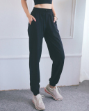 Women Sun Protection Pants Drawstring High Waist Fitness Quick-drying Pants Loose Casual  Running Sports Pants S-XL