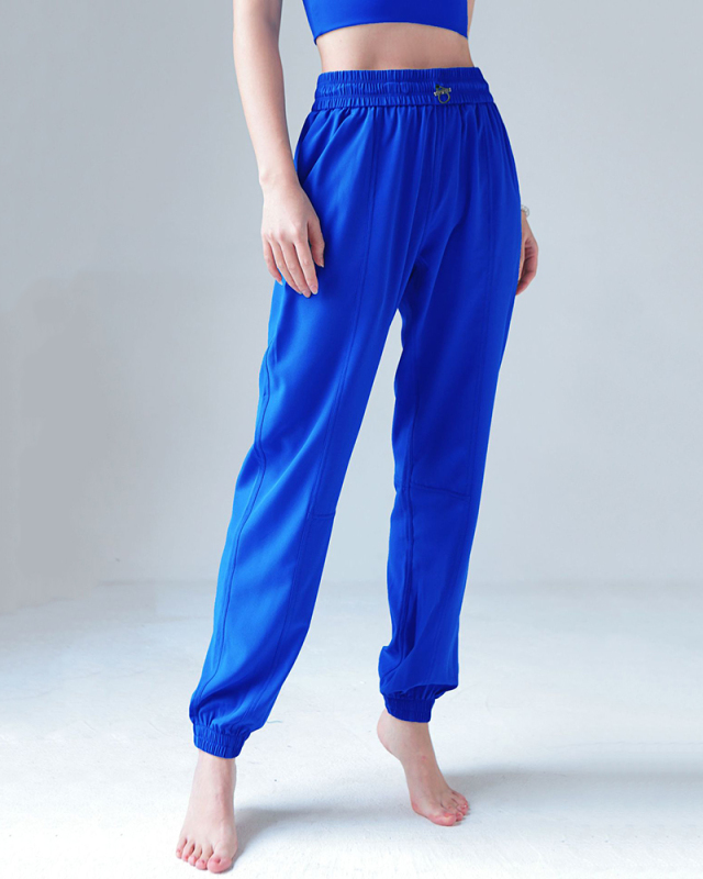 Women Sun Protection Pants Drawstring High Waist Fitness Quick-drying Pants Loose Casual  Running Sports Pants S-XL