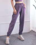 Women Sun Protection Pants Drawstring High Waist Fitness Quick-drying Pants Loose Casual  Running Sports Pants S-XL