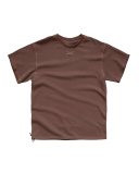 Summer Men's Loose Large Size Round Neck Short Sleeve Embroidery Washed Casual T-shirt M-3XL