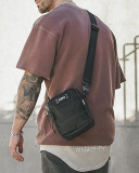 Summer Men's Loose Large Size Round Neck Short Sleeve Embroidery Washed Casual T-shirt M-3XL
