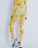 Popular Long Sleeve Tie Dye Pants Suits Yoga Two-piece Sets S-L