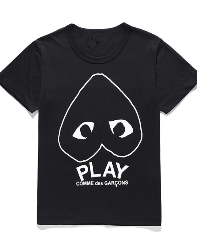 Love Heart Printed Short Sleeve T Shirt