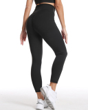 Yoga Solid Color Running Tight Peach Hip Lift  Three Piece Sets Black Wine Red Green S-XL