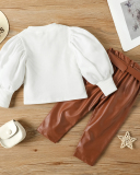 Long Sleeve Fall Winter Two Piece Cute Set